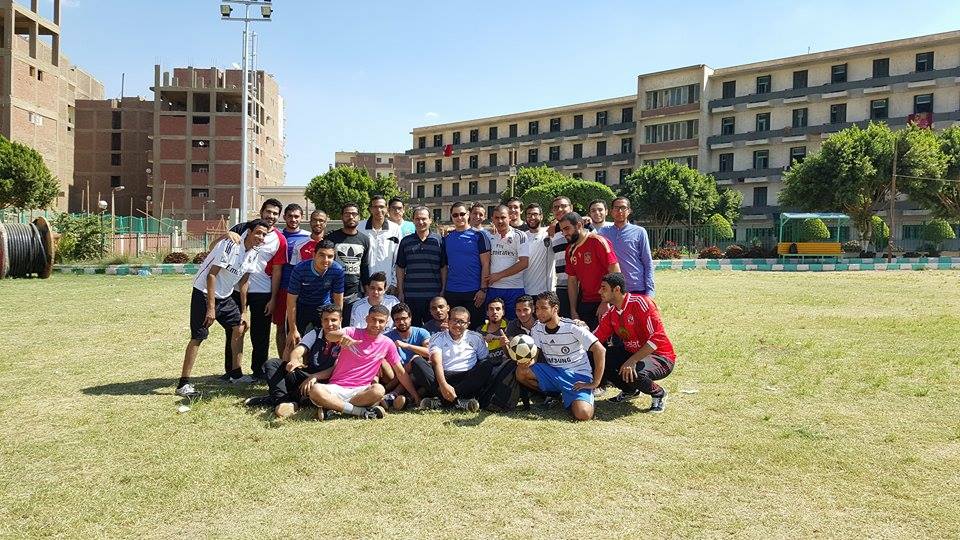 فعاليات مهرجان الالعاب الرياضيه بكلية الطب البيطري