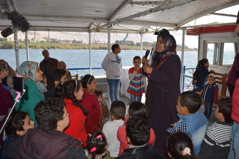 رحلة نيلية أثرية للعاملين بجامعة سوهاج