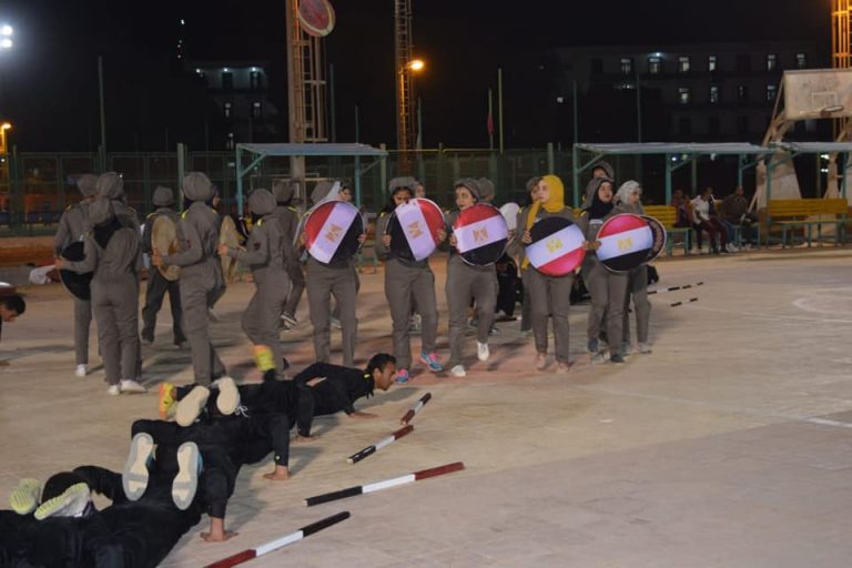 طلاب جامعة سوهاج يختتمون استعدادهم للمشاركة في مهرجان العروض الرياضية بالإسكندرية