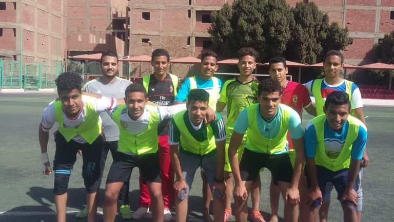 المركز الأول لمنتخب مبني الرعاية في بطولة المدن الجامعية لكرة القدم بسوهاج