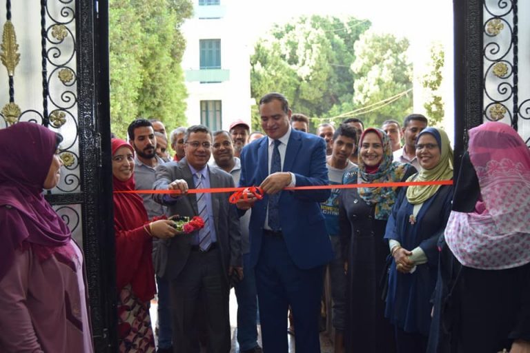 افتتاح مبني “ب” لطالبات المدن بعد صيانته بجامعة سوهاج