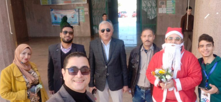 احتفالات طلاب الطب البيطري برأس السنه الميلادية