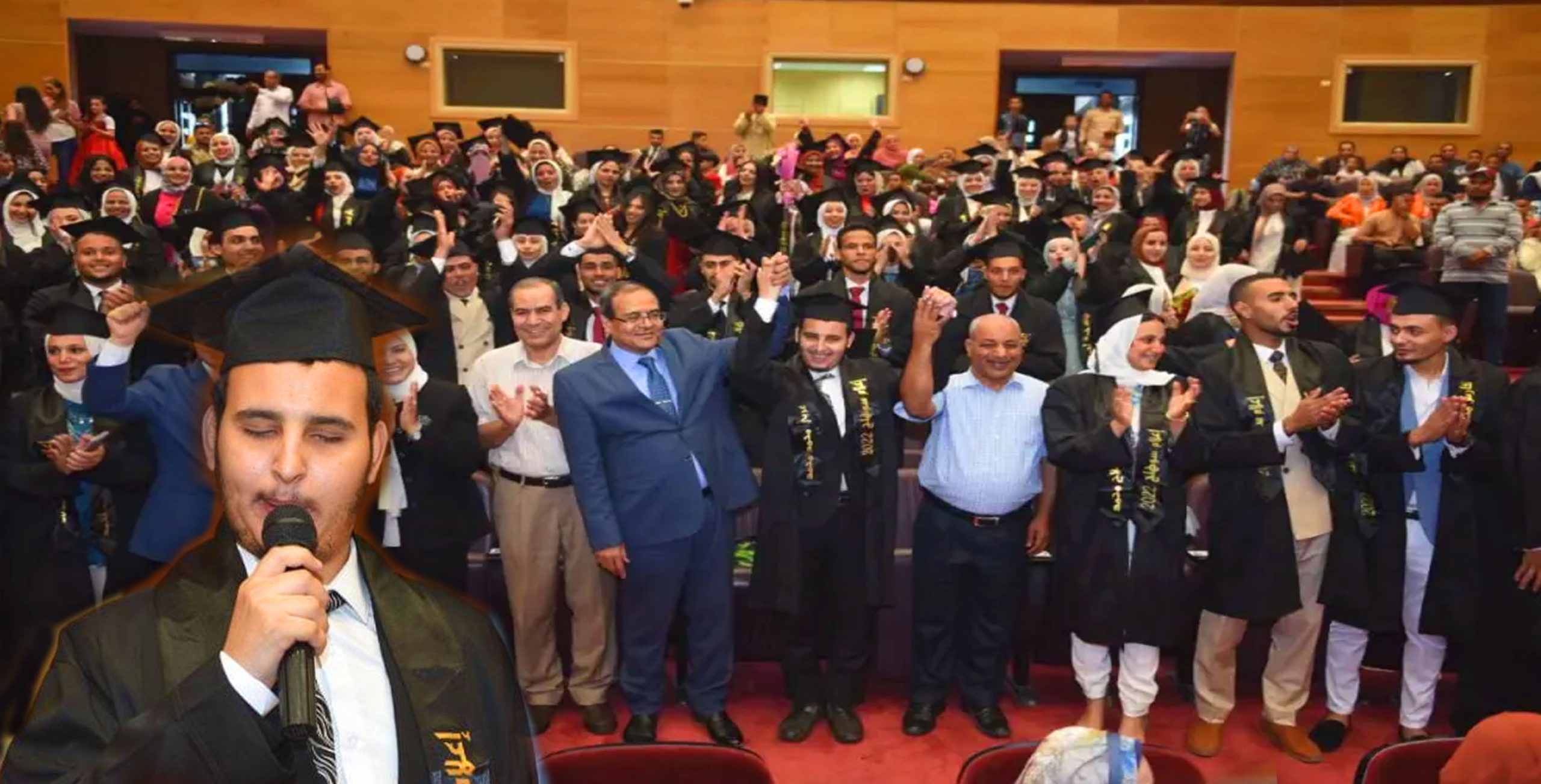 لأول مرة تعيين معيد من ذوي الإعاقة البصرية بجامعة سوهاج