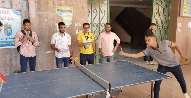 نظمت رعاية شباب كلية الطب البيطري مسابقة الكلية فى تنس الطاولة والتى شهدت اقبال كثيف من طلاب الكلية، حيث بدأت الفعاليات يوم الاحد الموافق 15/10/2023